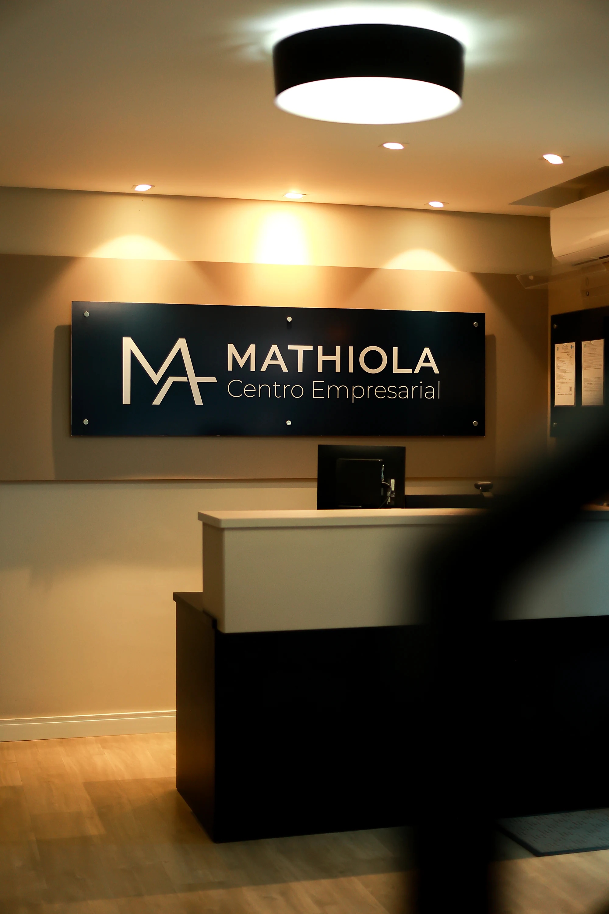 Recepção do Mathiola Centro Empresarial